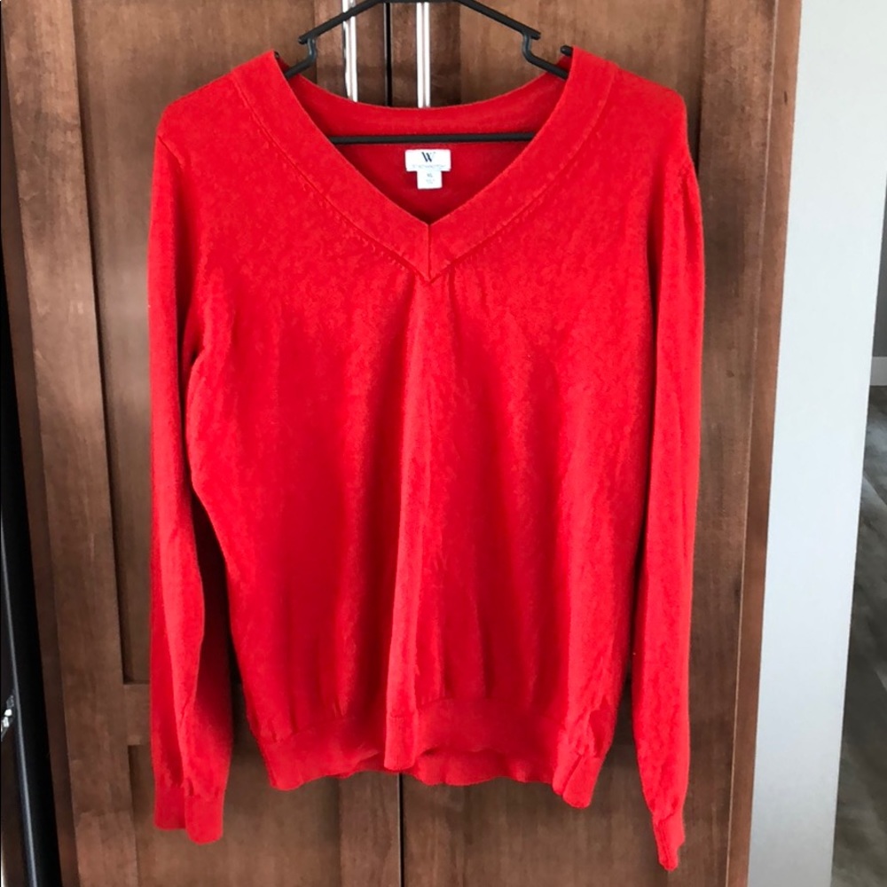 Ladies XL v neck sweater